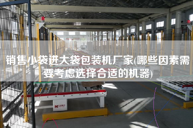 X小袋進(jìn)大袋包裝機(jī)廠家(哪些因素需要考慮選擇合適的機(jī)器)
