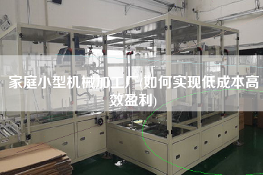 家庭小型機械加工廠(如何實現(xiàn)低成本高效盈利)