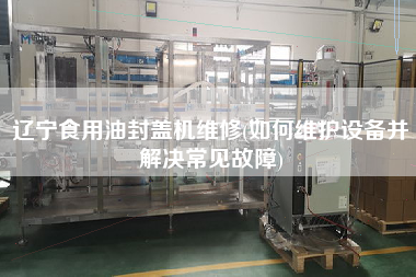 遼寧食用油封蓋機(jī)維修(如X護(hù)設(shè)備并解決常見故障)
